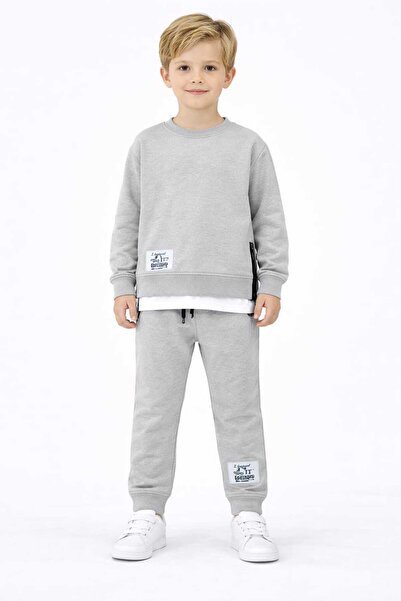 ANATOLIATEKSTILE Set Trening Copii, Bumbac – Bluza + Pantaloni, Confortabil, ...