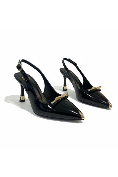 Ceylans Pointed Toe Open Back Pointed Toe Women's Stiletto Ff12Y