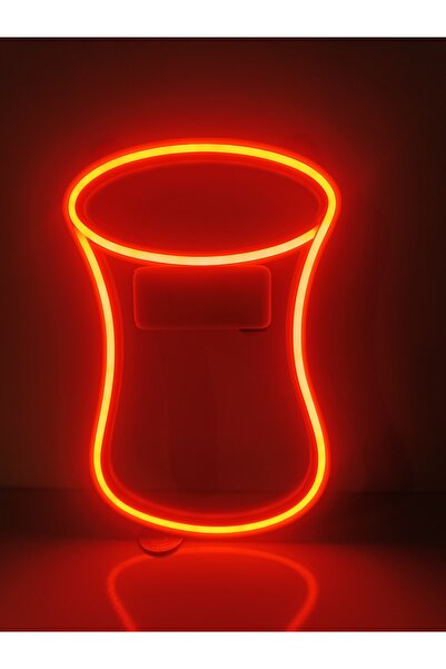 KAMER NEON LED IŞIKLI ÇAY BARDAĞI CAFE RESTORAN FAST FOOD