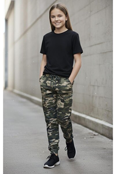 BLACK STEEL GARSON BOY KIZ KAMUFLAJ PANTOLON