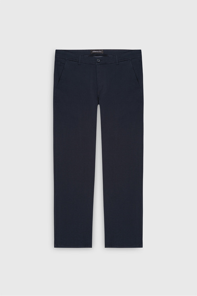 ALTINYILDIZ CLASSICS Navy Blue Comfort Fit Relaxed Fit Side Pocket Cotton Str...