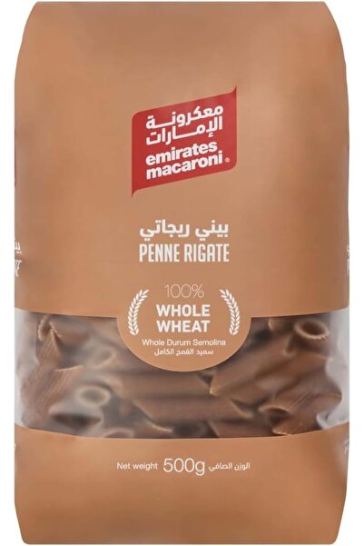 Emirates Macaroni Wholewheat Penne Rigate 500g