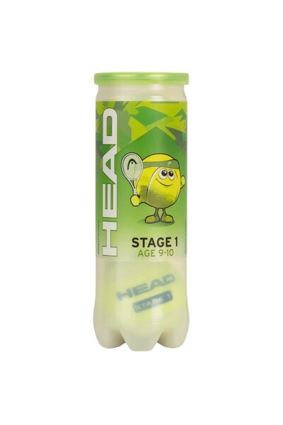 Head Stage 1 Yeşil Noktalı 3'lü Tenis Topu