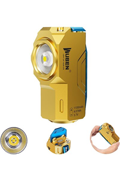 Wuben X0 EDC Flashlight, 800 Lumens, Pocket Floodlight, Mini Magnetic Flashli...