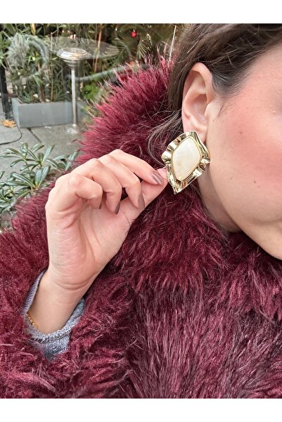 Charmist أقراط فولاذية غير متماثلة