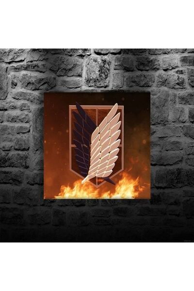 urbantrands لوحة جدارية متعددة الألوان مستوحاة من أنمي هجوم العمالقة، مقاس 33...