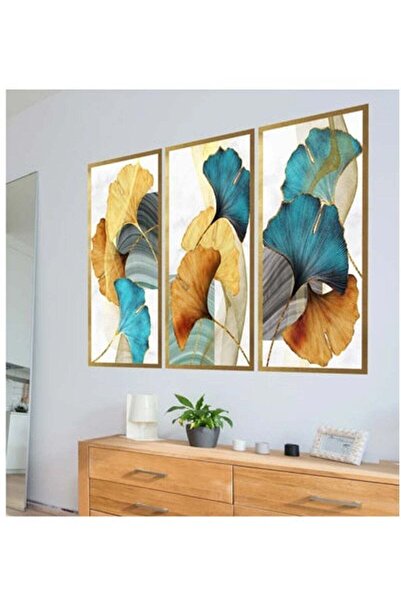 urbantrands مجموعة ديكور حائط مكونة من 3 قطع، ملصقات جدارية مطبوع ، وإطارات ف...