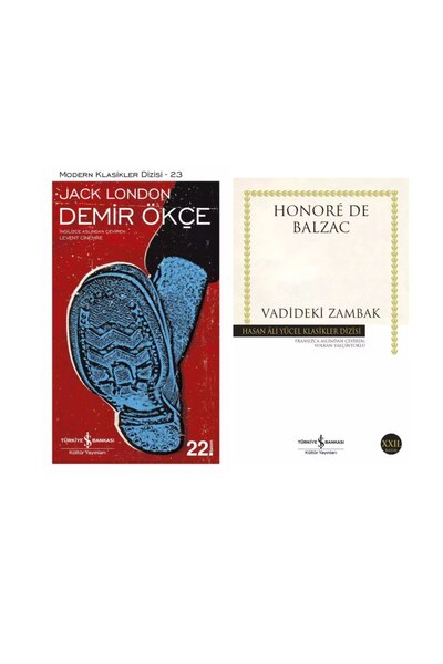 TÜRKİYE İŞ BANKASI KÜLTÜR YAYINLARI Demir ökçe Jack london - Vadideki Zambak ...