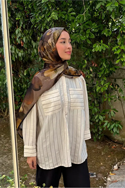 SHAWL SECRET Cool Fresh Scarf-Bitter Coffee