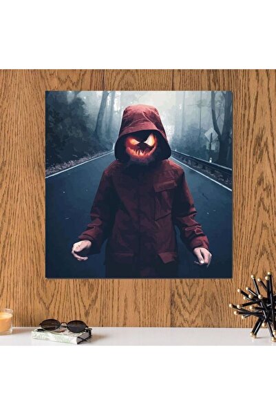 urbantrands لوحة جدارية متعددة الألوان بتصميم رجل مخيف، مقاس 33 × 33 سم