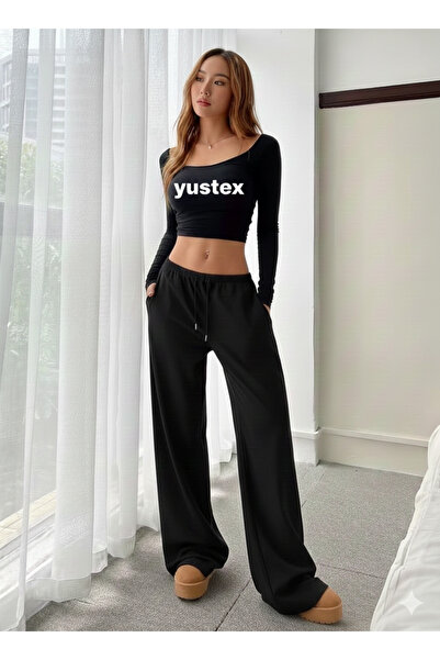 CANDERO ΧΕΙΜΕΡΙΝΟ Γυναικείο Βαμβακερό Φούτερ Μαύρο Φούτερ με Επένδυση Άνετο Φ...