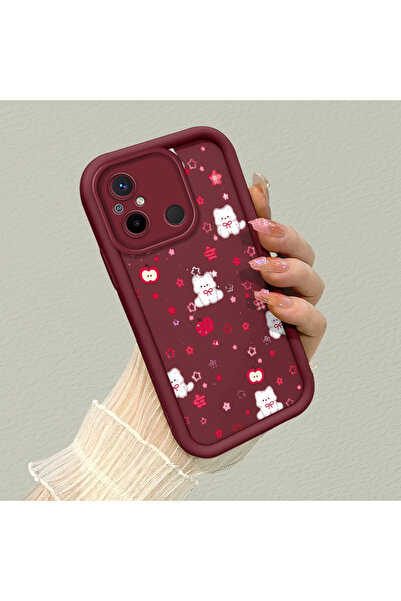 Hontinga Xiaomi Poco C55 Compatible Camera Protected Fruit Pattern Soft Silic...