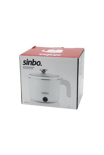 ELEKTRİKLİ FONKSİYONLU PİŞİRİCİ ÇELİK TENCERE 800ML 400W BUHARDA PİŞİRME APARATI CAM KAPAK SCO-5043