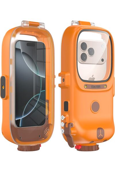 Generic Waterproof Diving Phone Case 40m IPX8 Bluetooth Underwater Camera Cov...