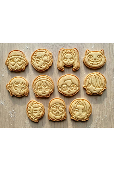 Hediyem Senin İçin مجموعة قوالب الكعك على شكل صيادي الشياطين من الكيبوب |   ف...