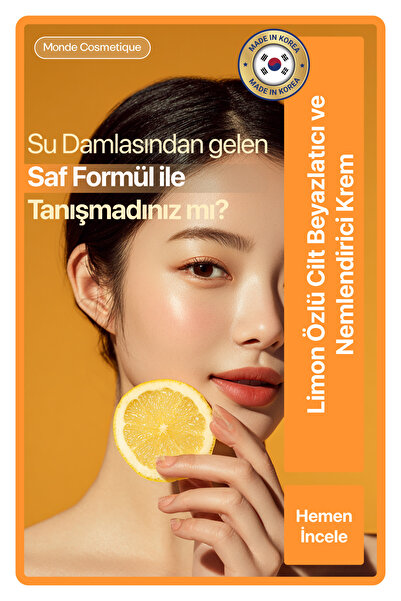 Chamos Limon Özlü Cilt Beyazlatıcı ve Nemlendirici Krem