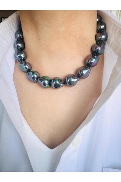 DEVİ fashion Barok Mayorka İnci Dizi Kolye 45 cm