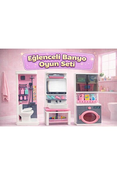oydaş oyuncak Eğlenceli Banyo Setim, Kız Çocuk Oyuncağı