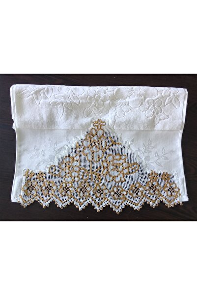 SENSSTEKSTİL 🌸 Lace/Needlepoint Hand Embroidered Cotton Towel – Quality with...