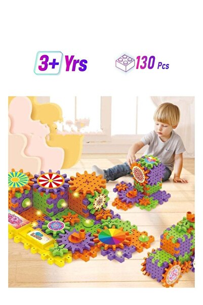 Generali 130-Pieces Electric Building Blocks Gear Toys Educational Toddler To...