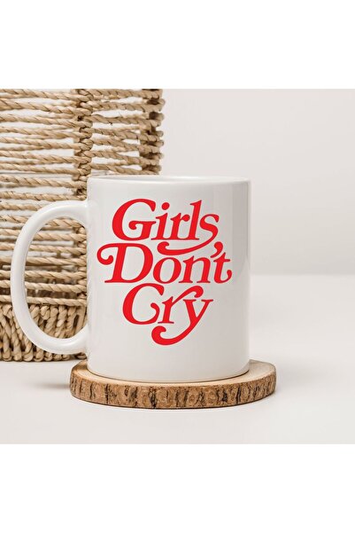 kubdekor Printed Mugs with the Inscription Girls Don'T Cry