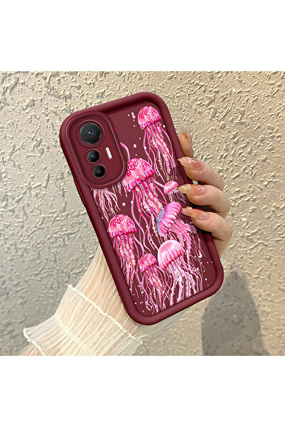 Hontinga جراب هاتف من السيليكون الناعم بنمط ميديوزا متوافق مع كاميرا Xiaomi M...