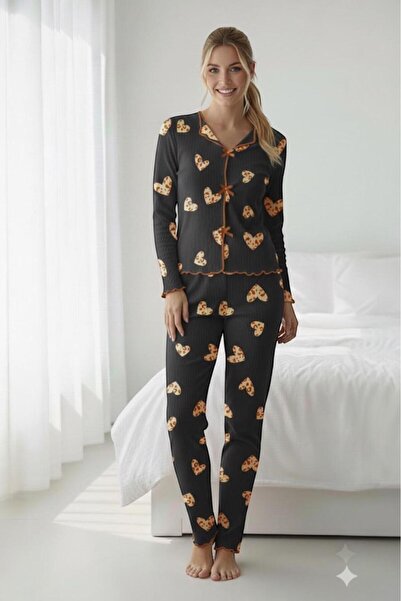 PEMBİŞ HOMEWEAR Set de pijamale - Multicolor - Lung