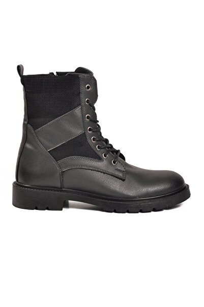 CONTEYNER ayakkabı Smoked Fleece Inside Non-Slip Sole Long Men's Boots 756 m