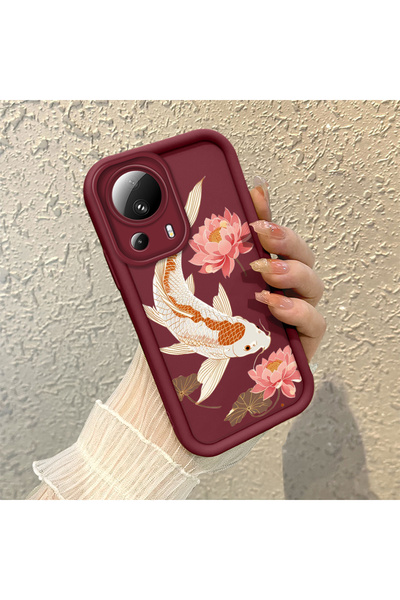 Hontinga حافظة هاتف من السيليكون الرقيق المتوافقة مع هاتف Xiaomi Mi 13 Lite، ...