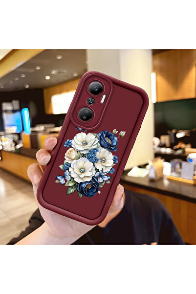 Hontinga حافظة هاتف من السيليكون الرقيق المتوافقة مع Infinix Hot 20، نمط الفر...