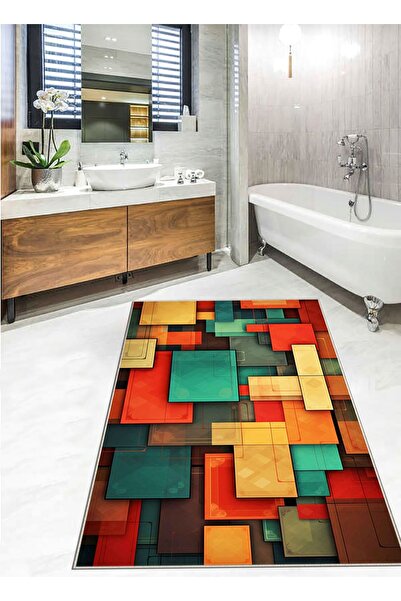 Ardizayn Vernazza - 80X120 Cm, Non-Slip, Cotton Woven Base, Bathroom Rug