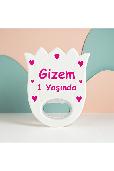 Hedef Plus 10 Adet Lale Açacak Magnet, Kız Bebek Magneti , Yeni Doğan, Doğum ...