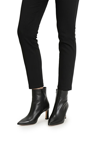 OZ AYAKKABI Hakiki Deri Kadın Topuklu Bot