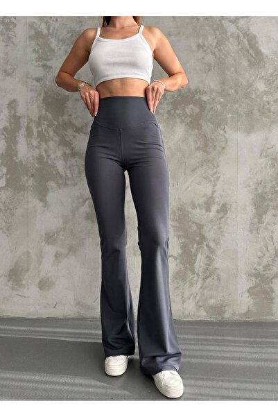 Makarina Women's Winter Diver Fabric Fleece-Lined with Fleece Inside Is Flare...