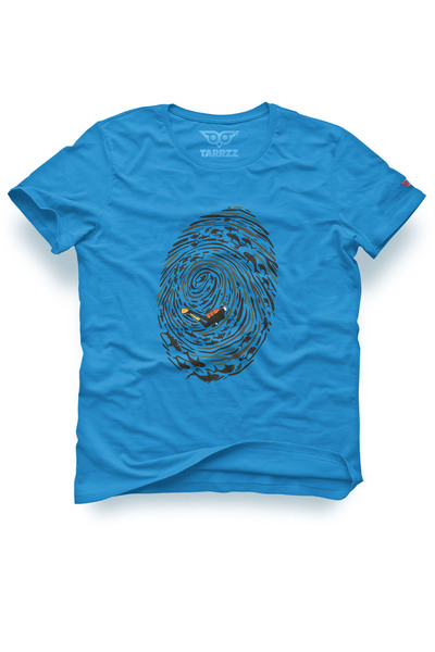 Tarrzzcom Unisex Design Tshirt Fingerprint and Diver