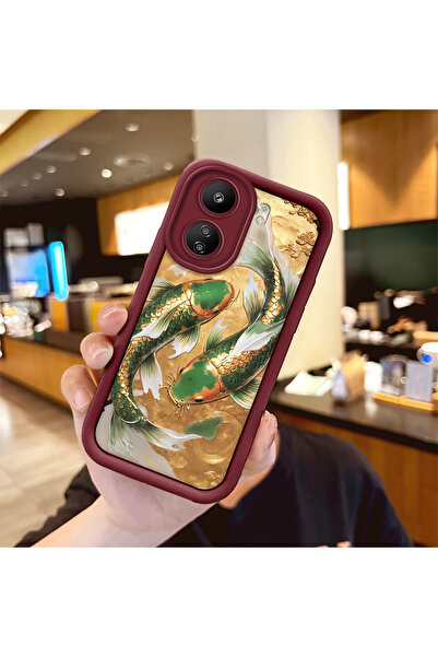 Hontinga حافظة هاتف من السيليكون الرقيق المتوافقة مع هاتف Xiaomi Redmi 13C، ن...