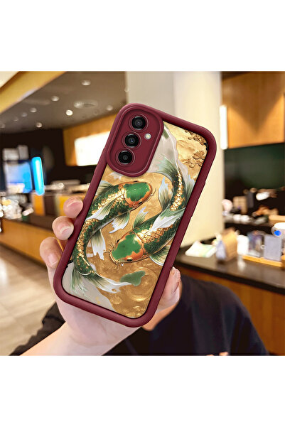 Hontinga حافظة هاتف سامسونج جالاكسي M13/M23 متوافقة مع السيليكون الرقيق، نمط ...