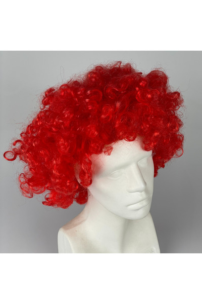 tokasepeticom KIRMIZI BONUS SAÇI, KIRMIZI PALYAÇO PERUĞU, KIRMIZI SAÇİ KIRMIZ...