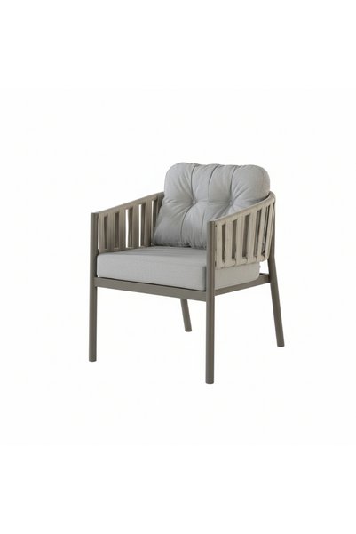 Tu Tienda GALATA 2+1+1+MASA(70*120) BAHÇE BALKON MUTFAK TAKIMI,GRİ