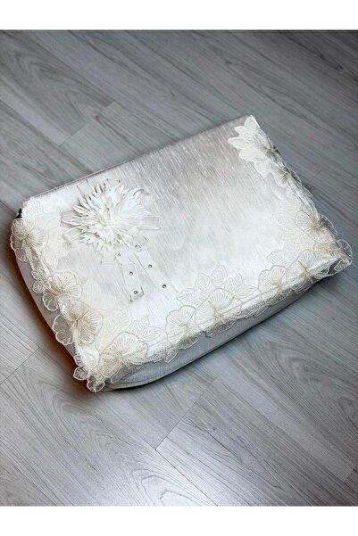 GÜRLEK TEKSTİL Bridal Model Bohça Promise Engagement Purse Dowry Box 40X35X15...