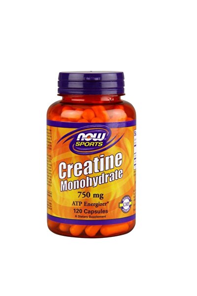 Now Food كرياتين مونوهيدرات 750 ملغ 120 كبسولة