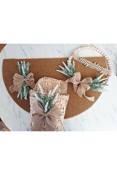 Yakamoz Style Lavanta kapı süsu 3'lü set