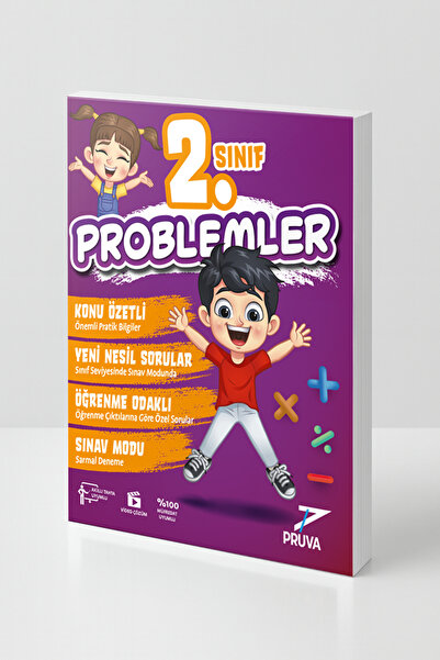 Pruva Akademi 2. Sınıf Problemler Soru Bankası – Yeni Nesil, Öğrenme Odaklı, ...