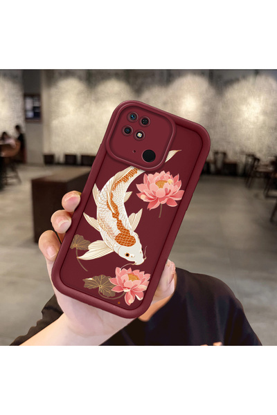 Hontinga حافظة هاتف من السيليكون الرقيق المتوافقة مع هاتف Xiaomi Redmi 10C، ن...