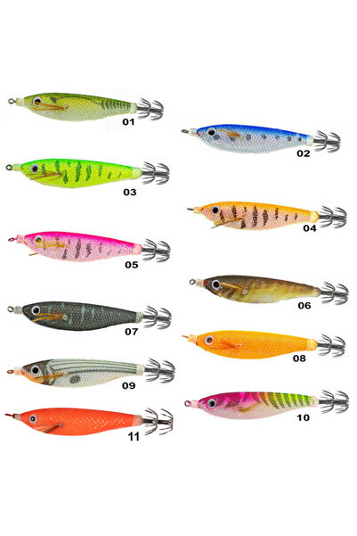 RYUJI Toto Squid 7cm Kalamar Jighead (KURŞUNSUZ KALAMAR ZOKASI)