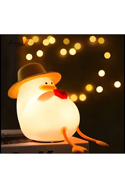 LADİJİTAL BASKI ÇÖZÜMLERİ Ördek Silikon Renk Değiştiren Gece Lambası ve Telef...