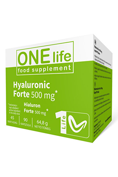 OneLife Capsule cu acid hialuronic forte 500 mg si vitamina C One Life 90 buc