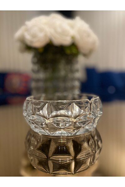 Decorland Large Size Crystal Glass Ashtray 15cm