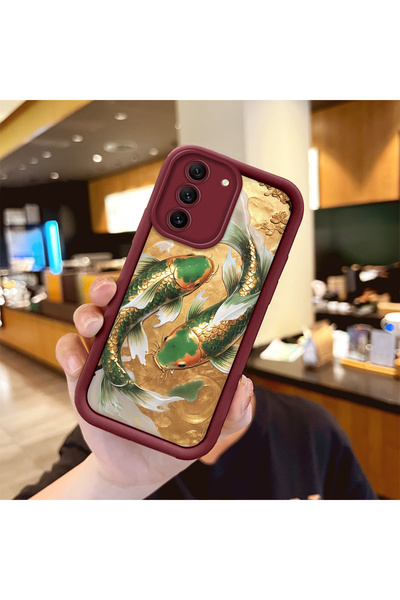 Hontinga حافظة هاتف سامسونج جالاكسي S21 Fe 5G متوافقة مع السيليكون الرقيق ومض...