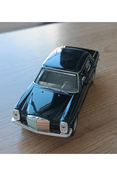 Nostalji Kutusu Nostaljik Mercedes Benz 220 Siyah Oyuncak Metal Diecast Araba...